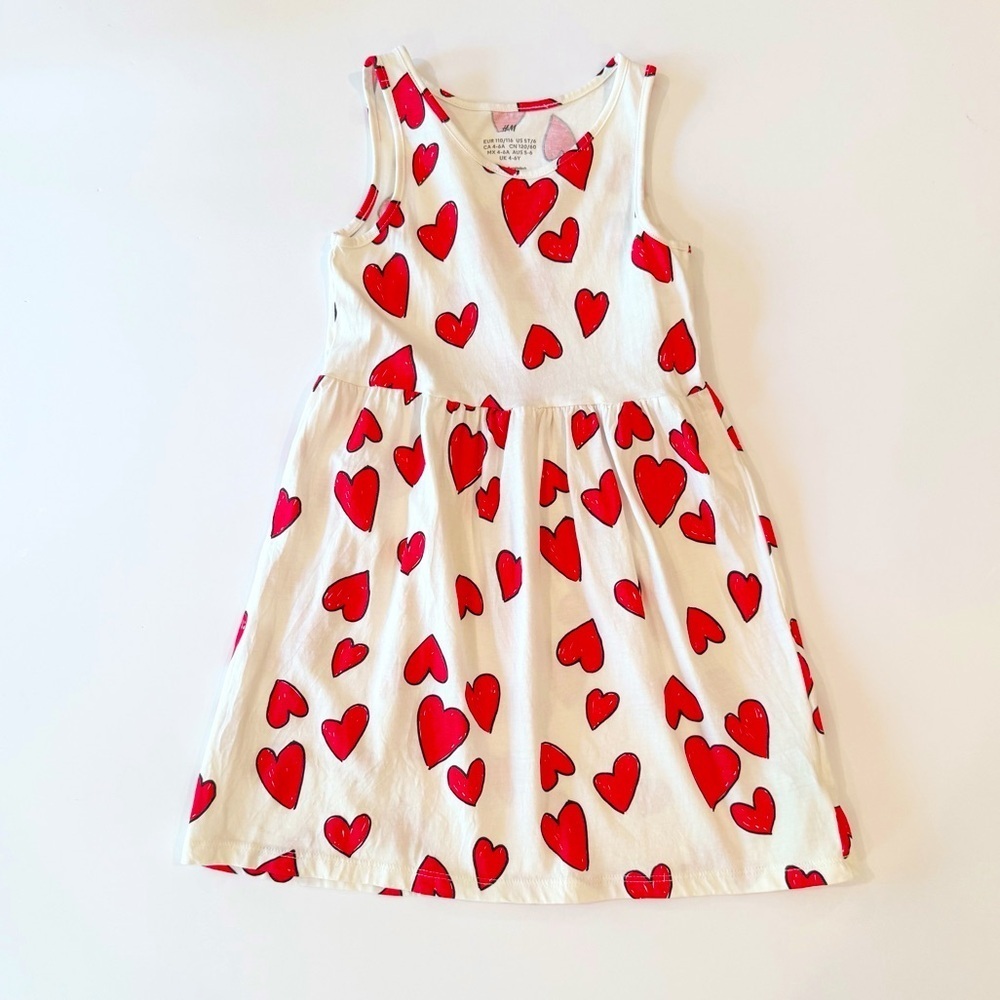 H&M 5/6T Heart Sundress